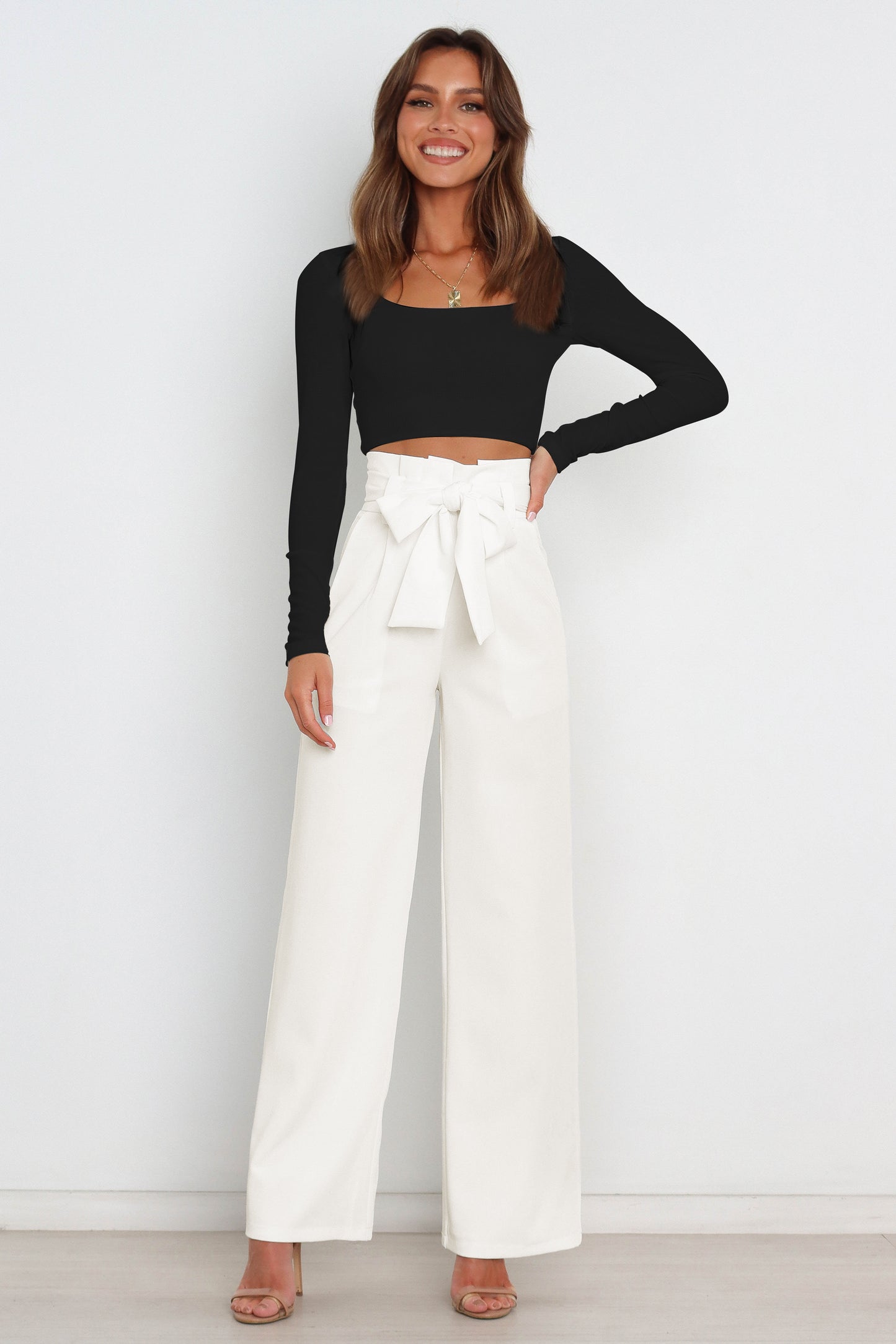 Susie Highwaist Straight Pant